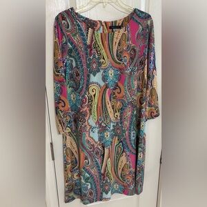 Tommy Hilfiger Multicolor Paisley Dress